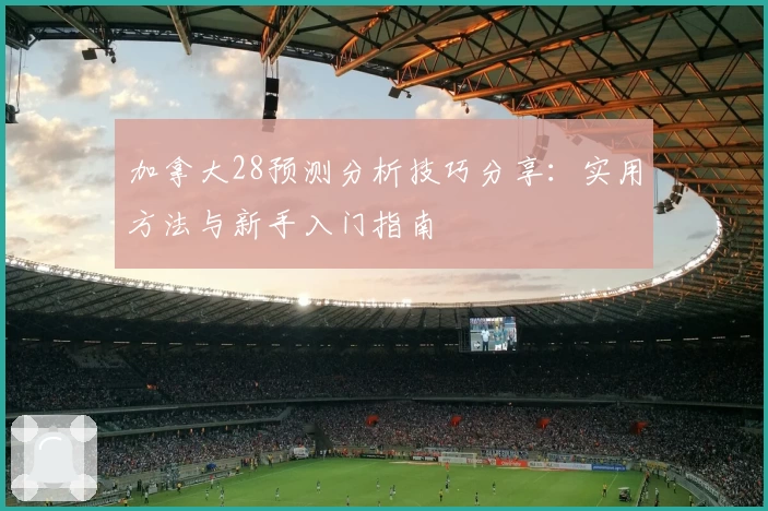 加拿大28预测分析技巧分享：实用方法与新手入门指南